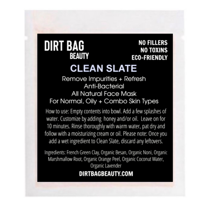 clean slate facial mask