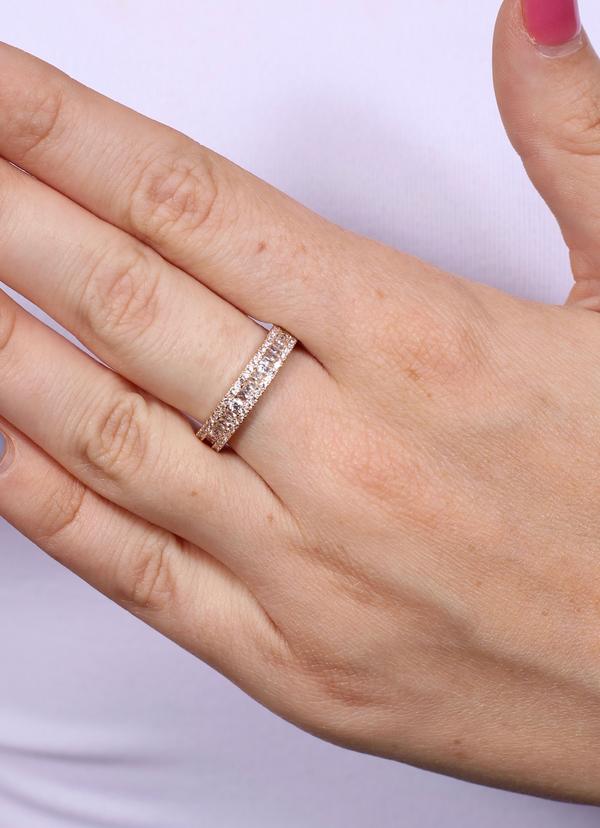 louise baguette ring