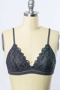 diana flower lace bralette