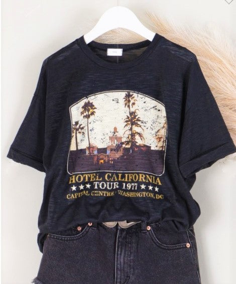 hotel california graphic tee