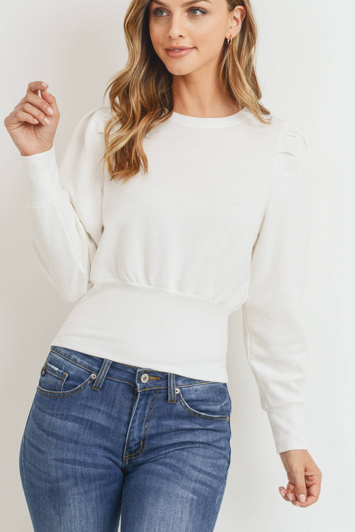 norah pleated pull over