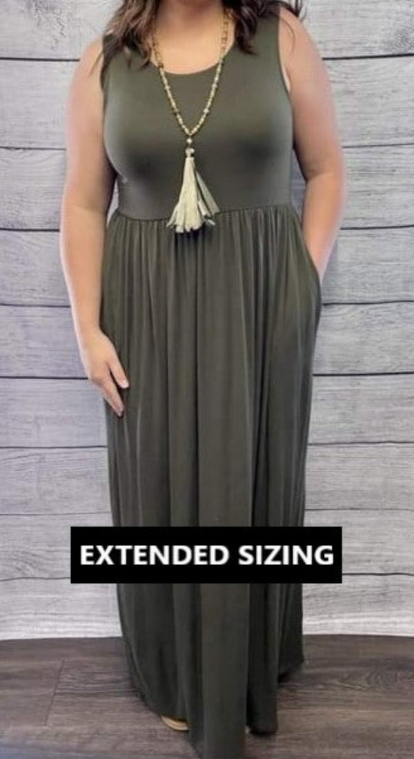 joan olive green maxi dress plus