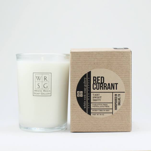 red currant soy candle