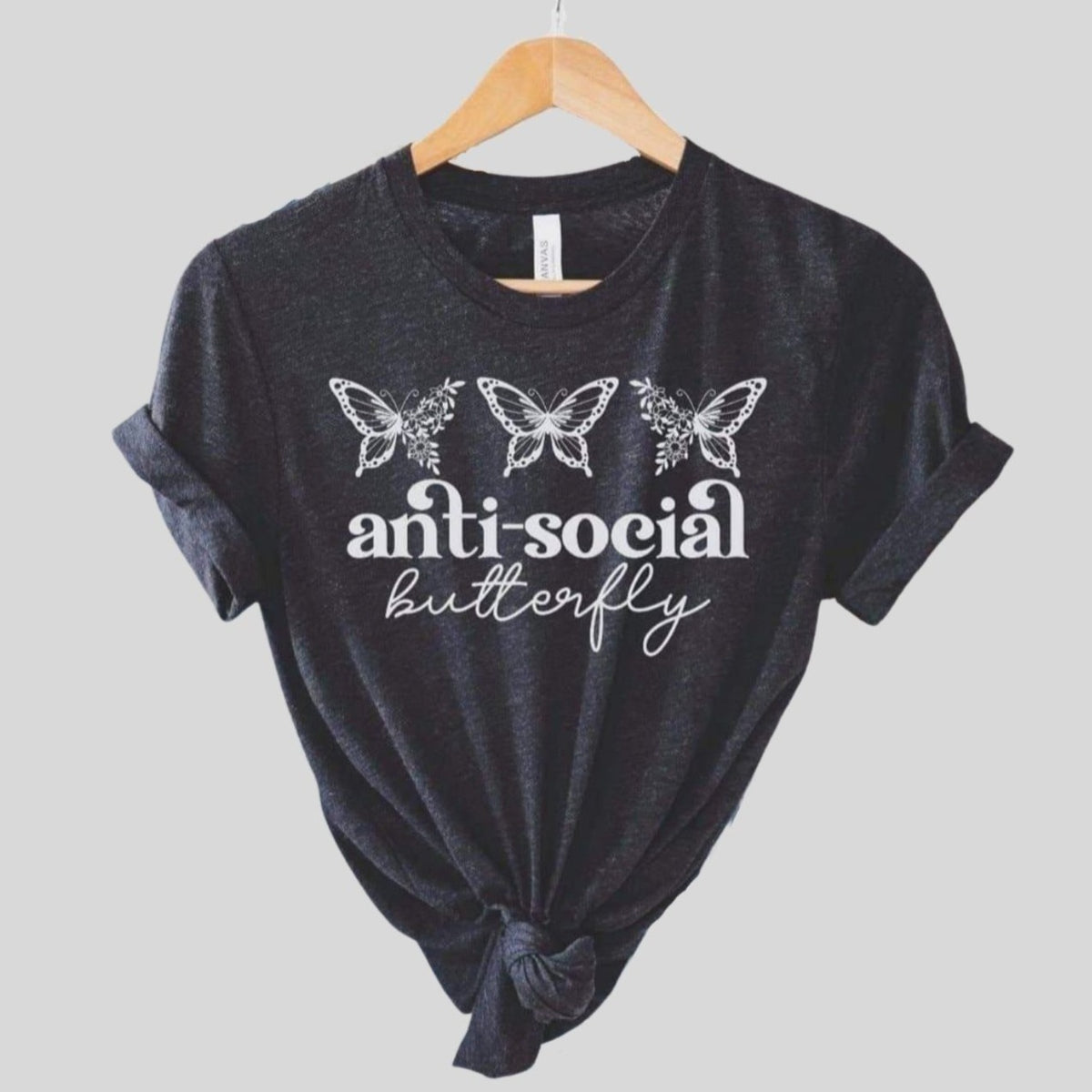 tamrin anti-social butterfly graphic tee