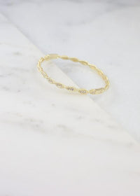 paola twisted hinge bracelet